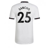 Fotbalové Dres Manchester United Jadon Sancho #25 Venkovní 2022-23 Krátký Rukáv